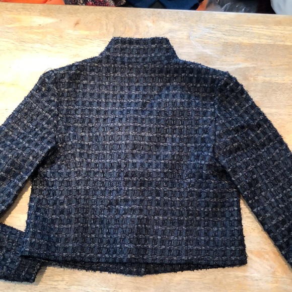 Lida Baday black/brown tweed short blazer - Picture 7 of 8
